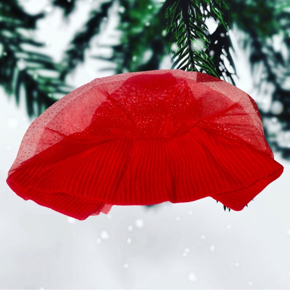 JVVGPET Christmas Sweater Dress for Dogs, Red and White Snowflake Pattern, Sz XS - Picture 7 of 7